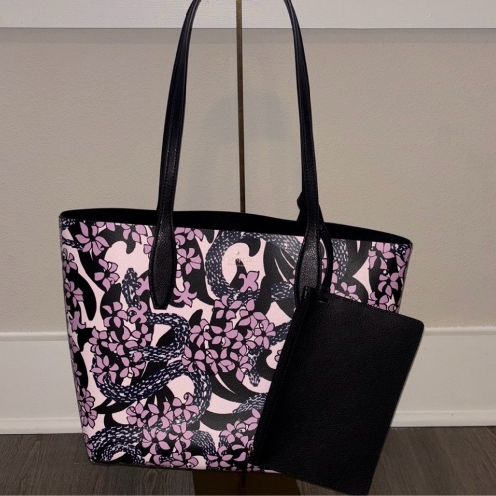 NWOT Kate Spade Snake Garden Printed Tote